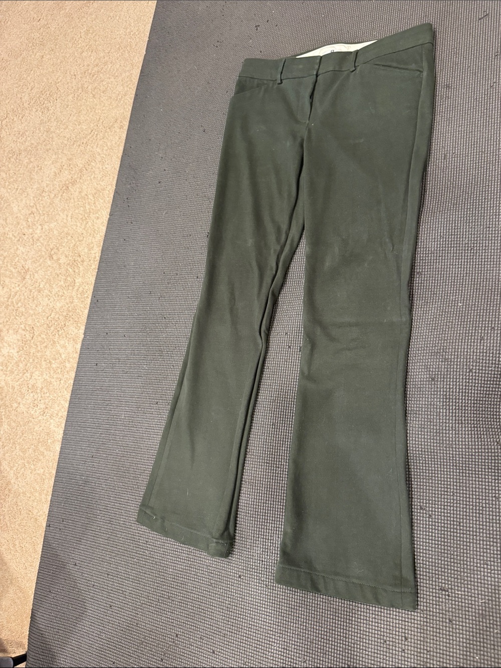 Women’s Olive Green Flare Jeans